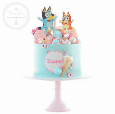 Birthday horizontal seamless pattern background border. 18 Bluey Cakes Cookies Desserts Mimi S Dollhouse