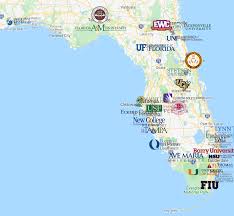 Colleges In Florida Map Colleges In Florida Map Of Florida College Fun