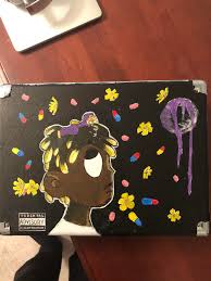 Adobe spark makes it easy to design custom album artwork. Uzi Cover Art But Its Juice And Ally Girlfriend Painted This On My Record Player Work In Progress But Its Really Cool Juicewrld
