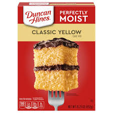 Using a thin skewer, poke holes in cake, about 1 inch apart. Duncan Hines Classic Yellow Cake Mix Shop Baking Mixes At H E B