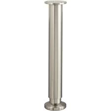Clin douglas traite autoclave : Pied Lit Sommier Cylindrique Reglable H De 30 A 32 Cm Aluminium Chrome Gris Leroy Merlin