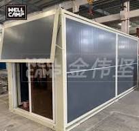 Steel Structure Sandwich Panel Prefab House 40FT Home Expandable Container  Villa ODM