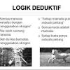 Penalaran induktif adalah cara berpikir yang berdasar pada kejadian yang khusus untuk pendekatan induktif terdiri dari tiga langkah, berikut merupakan langkah beserta contoh penelitian. 1