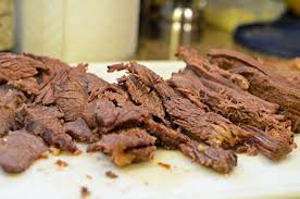 From www.yourhomebasedmom.com i usually double it and always use chicken cubes mixed with boiling water for the chicken broth as they taste so much better than liquid chicken broth! Tried And True Beef Brisket