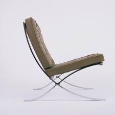 Knoll chairs are almost completely hand labored and the signature is still stamped onto each chair. Mies Van Der Rohe Barcelona Chair Knoll Palette Parlor Modern Design