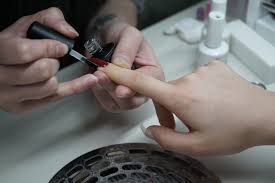 A course that uses painting gel and glitter. Manicuring Nail Technology Fayetteville Technical Community College
