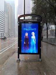 dooh #jcdecaux #disney #frozen2 #cdsf #chicago #snowinchicago…