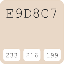 Even the slightest hue of pink reads strongly, so if you're looking for just a hint of blush, this is a beautiful option.. Benjamin Moore Dusty Trail 1157 Old Country Oc 76 E9d8c7 Hex Color Code Rgb And Paints