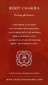7 Chakra Affirmation Wallpapers Angelina Samadhi Healing Affirmations Chakra Affirmations Reiki Symbols