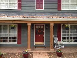 Cedar 4x4 or 6x6 traditional porch posts ship free available at deck expressions. Cedar Columns East Cobb Porch Atlanta Curb Appeal