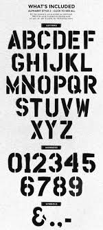 Stencil Design Kit Stencil Designs Alphabet Style Spray Paint Stencils