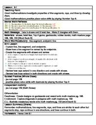 Everyday Math Grade 3 Lesson Plans Unit 6 Everyday Math Math Lesson Plans Lesson Plans