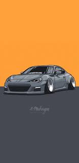 Pin By Dr1ftpr0 On Vector Illustration Jdm Wallpaper Art Cars Car Cartoon