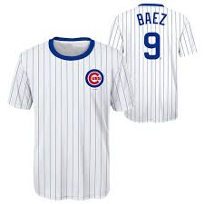 We carry all the best inventory of mens, womens and kids javier baez jerseys. Javier Beaz Clark Street Sports