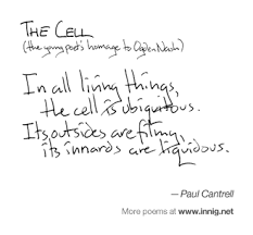 Simple breath and put down the little box. The Cell