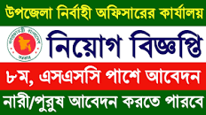 SSC পাশে 💥 উপজেলা নির্বাহী অফিসারের কার্যালয় নিয়োগ ২০২৩|Upazila Nirbahi  officer job circular 2023