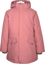 Parka marèse avec capuche attenante en gomme façon trench pour un côté mode et tendance. Mini A Ture Veste Capuche Amovible Vibse Withered Rose 1203101700 385