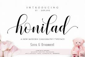 June 29, 2019 by free fonts leave a comment. Honilad Script Sans Ornament From Fontbundles Net Free Script Fonts Script Fonts Handwritten Fonts