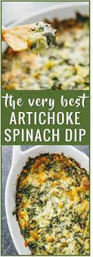 This Is The Best Hot Artichoke Spinach Dip That I Ve Ever Had It Has Artichoke Hearts Fresh Baked Artichoke Dip Best Spinach Artichoke Dip Baked Artichoke