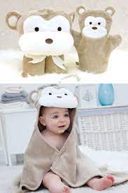 Shop matalan's super soft hooded baby towels to get your little one warm and dry after their bath. Looking For A Baby Gift For A Baby Boy This Cheeky Monkey Baby Towel Gift Set Makes The Perfect New Baby Gift It Baby Bath Towel Baby Monkey Baby Gift Guide