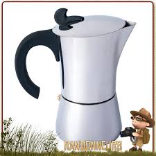 Vous n'avez aucun produit dans votre panier. Cafetiere Italienne Inox 2 Tasses Expresso Camping Bivouac Bushcraft