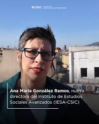 Ana González Ramos, primera directora del IESA-CSIC