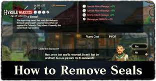 A list of all hidden seals and their weapons is also included! How To Remove Weapon Seals Hyrule Warriors Age Of Calamity Game8
