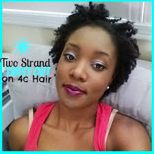 This two strand twist is a natural hairstyle that is very simple to do. Two Strand Twist On Short 4c Natural Hair Novocom Top
