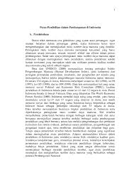 Sejarah perkembangan pendidikan di indonesia. Doc Peran Pendidikan Dalam Pembangunan Di Indonesia Chikuma Asari Abbarlah Academia Edu