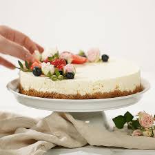 War nach dem backen genauso hoch wie die rohe teigmasse (mit glück ca. Leckerer No Bake Cheesecake Leicht Cross