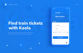Kaola Ios App Train Tickets Booking On Behance Train Ticket Booking Train Tickets Train Booking