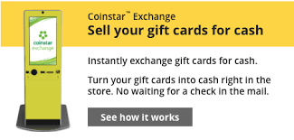 Places to sell gift cards. Coinstar Exchange Sell Your Gift Cards For Instant Cash
