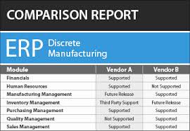 compare erp systems software comparison evaluation