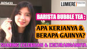 Kami filosofi ingin mendengarkan masukan gaji barista dan pengalaman menjadi barista dari anda. Pengalaman Kerja Jadi Barista Bubble Tea Berapa Gajinya Youtube
