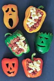 With halloween coming up this weekend, many of us are beginning to think about our plans for the spooky this pumpkin ground beef chili from alexandra golovac of a taste of wellbeing perfectly. Chili Mac Halloween Stuffed Peppers Vegan Gluten Free