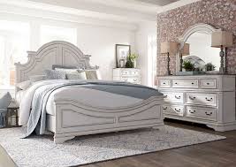 Shop this collection (21) calabria antique brown queen bed frame. Magnolia Manor King Size Panel Bedroom Set White Home Furniture Plus Bedding
