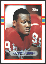 Danny Stubbs #17 1989 Topps San Francisco 49ersRC Rookie