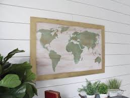 Pokój dziecięcy home decor great colorful world map diy naklejka ścienna wymienna naklejka. 8 Diy World Map Artworks For Home Decor Shelterness