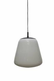 gispen stijl hanglamp met wit glazen kelk ca 1950 hanglamp glashouders stijlen