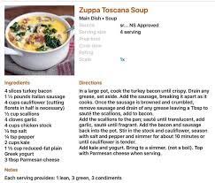 Zuppa Toscana Soup Lean And Green Meals Greens Recipe Lean Eating