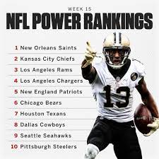 Espn On Instagram Back On Top Drew Brees And The Saints Reclaim The No 1 Spot In This Week S Power Rankings Los Angeles Chargers Espn Los Angeles Rams