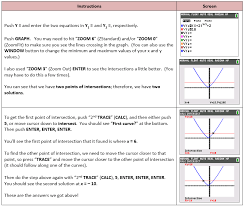 Solving Exponential Equations With Graphing Calculator Algebra Algebra Help Graphing
