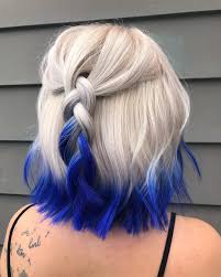 Naturally dark hair has warm orange tones and naturally light hair has warm yellow tones. 80 Pretty And Attractive Blue Hair Style Page 18 Of 21 In 2020 Hair Styles Hair Dye Colors Arctic Fox Hair Color