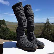 Find great deals on ebay for ugg boots cable knit. Ugg Shoes Gray Over The Knee Twisted Cable Knit Sweater Uggs Poshmark