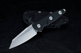 Microtech Knives Socom Alpha T/E Fixed Blade Knife Stonewashed Blade w/ Black G-10 Handles and Kydex - 114-10 - Tactical Elements Inc