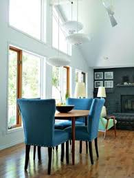 For this reason, this home office furniture selection should stand out in a. Dans Le Lakehouse New Blue Tweed Dining Room Chairs Update The Dining Room Dining Room Blue Dining Room Chairs Dining Room Design