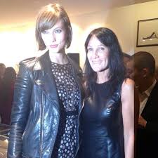 Karlie Kloss And Liliane Jossua Fashion Leather Women Style