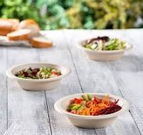 Heavy Duty Paper Bowls Comfy Package 125-Pack Compostable Bowls -  Heavy-Duty Sugarcane Fiber Disposable Bowls 16oz 16oz Compostable Containers