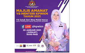 Menteri pembangunan luar bandar merangkap ketua srikandi malaysia, datuk seri rina harun bercakap kepada media. Bernama Kpwkm To Explore Expand Online Initiatives