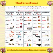 Plural Forms Of Nouns Examples With Pictures Learn English Plurals Plural Form Of Nouns